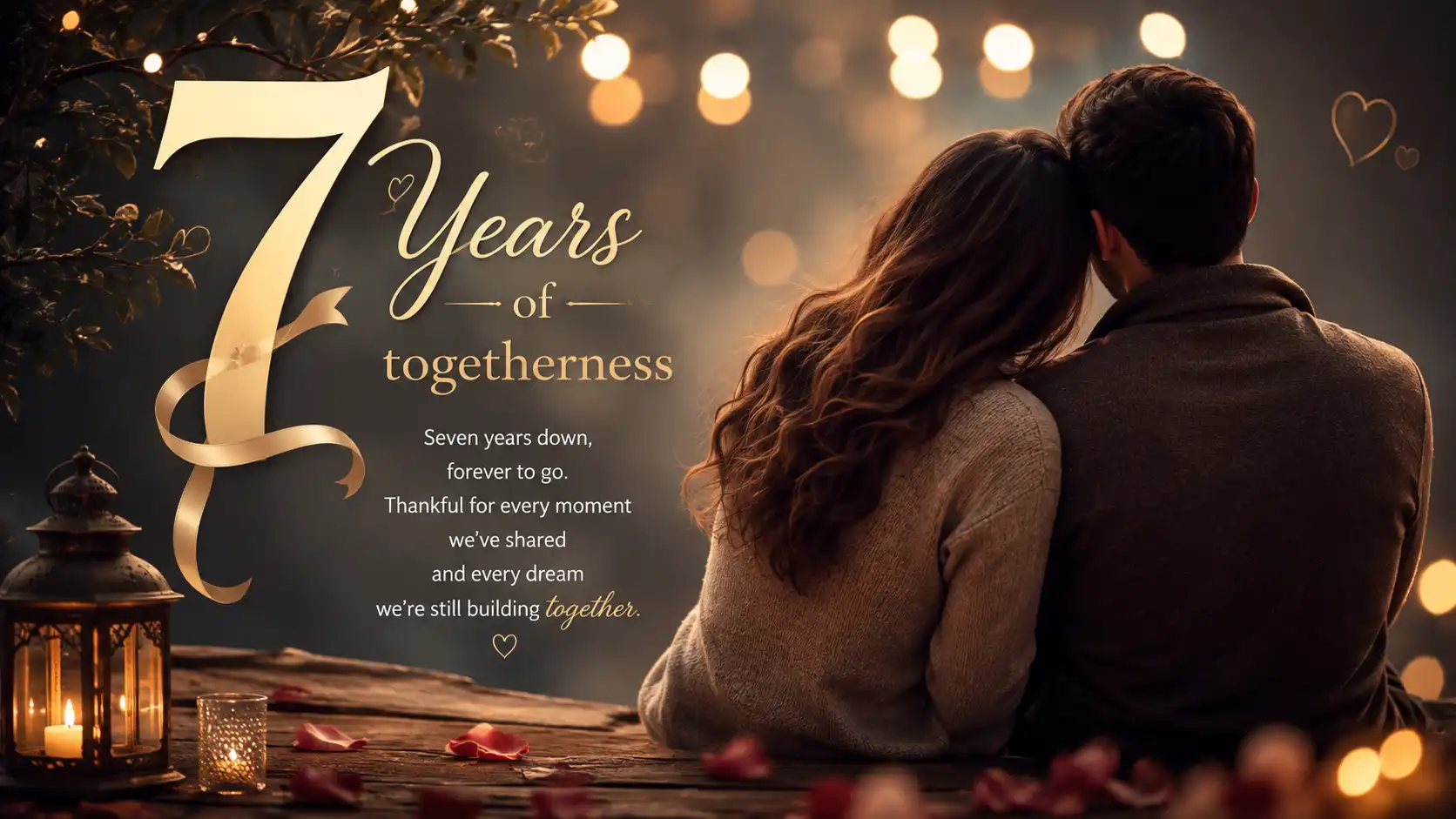 Happy anniversary 7 years wishes for Husband