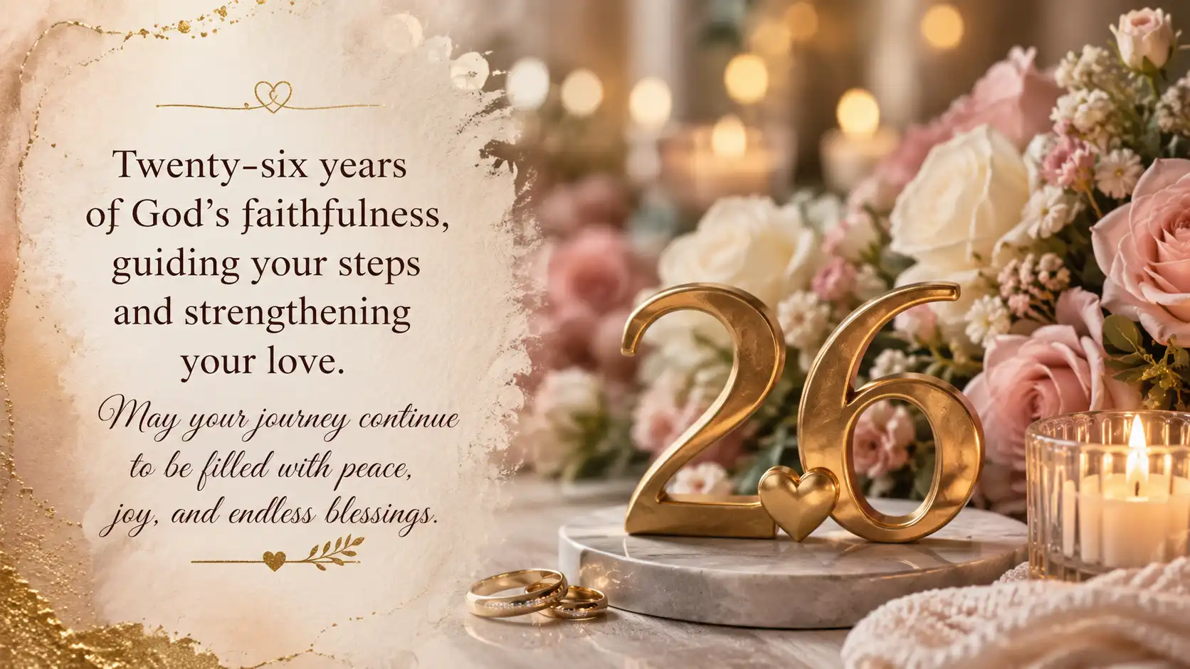 Inspirational 26 years wedding anniversary quotes for husband
