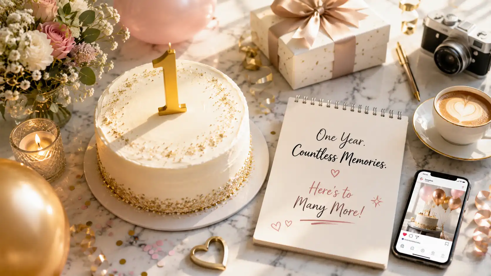 Short 1st anniversary wishes for wife