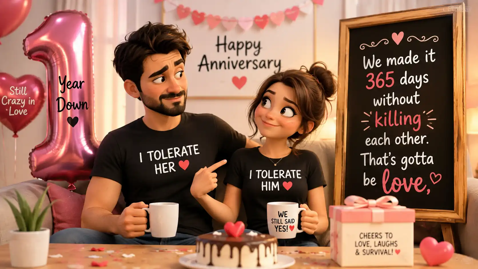 Wedding anniversary wishes to Husband From wife