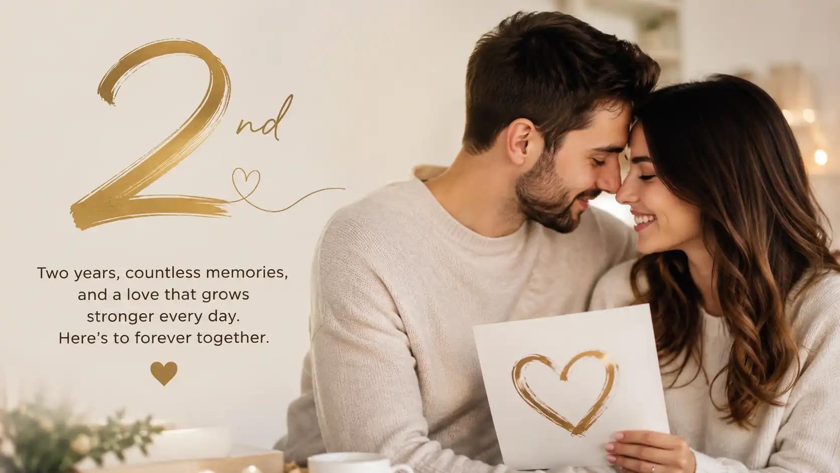 special couple happy 2nd anniversary