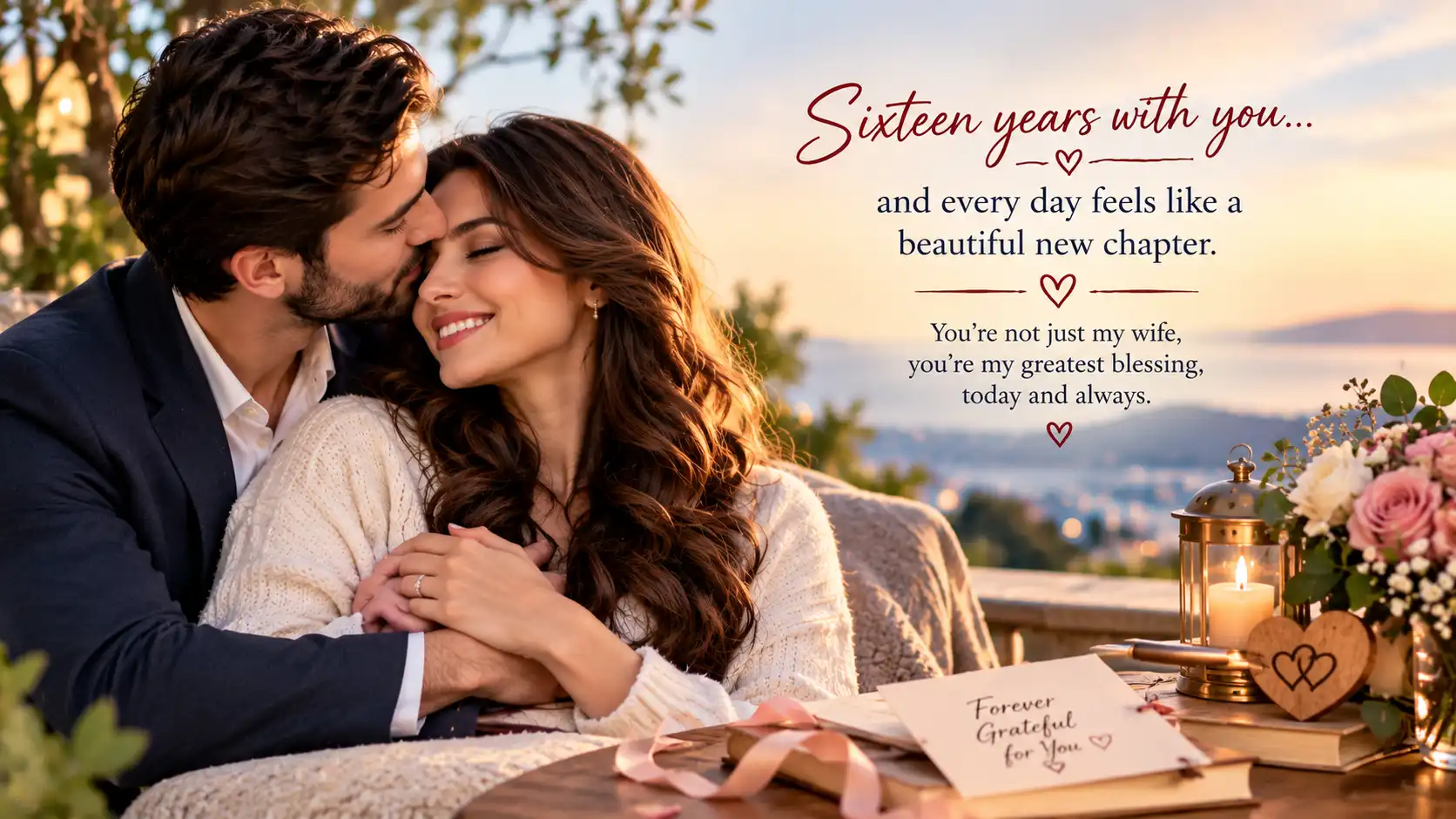 16 year anniversary wishes for wife in english