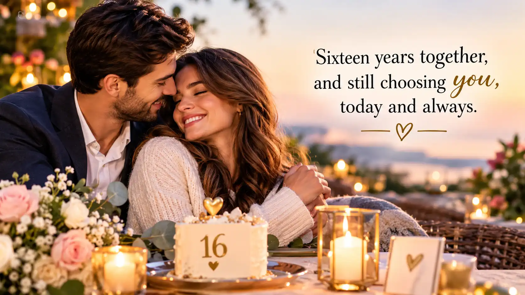 16 year happy 16th wedding anniversary wishes