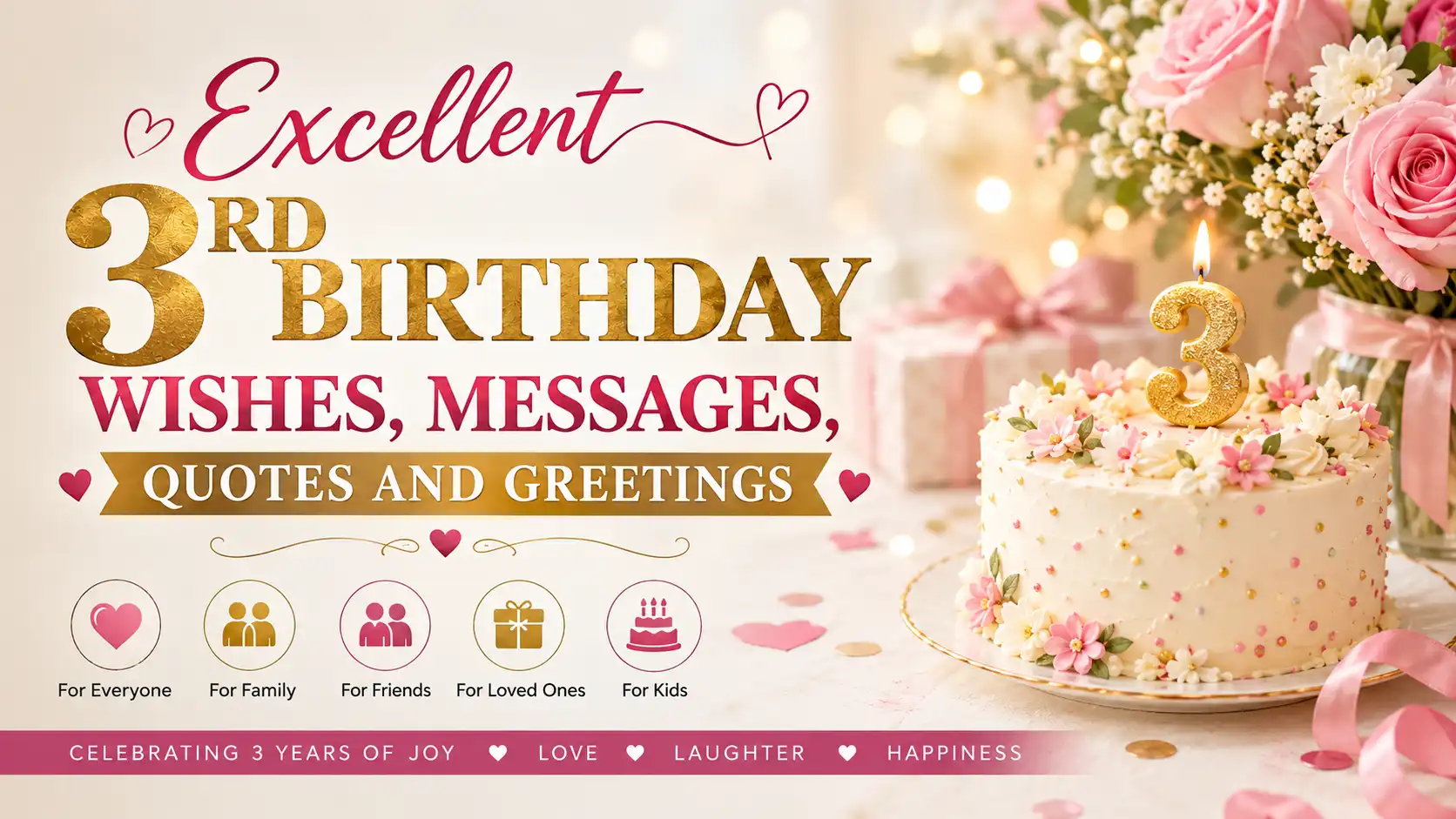 3rd birthday wishes