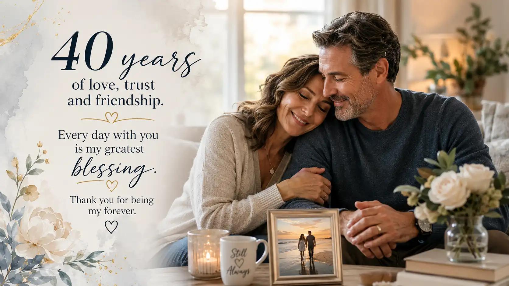 40 year anniversary wishes for wife