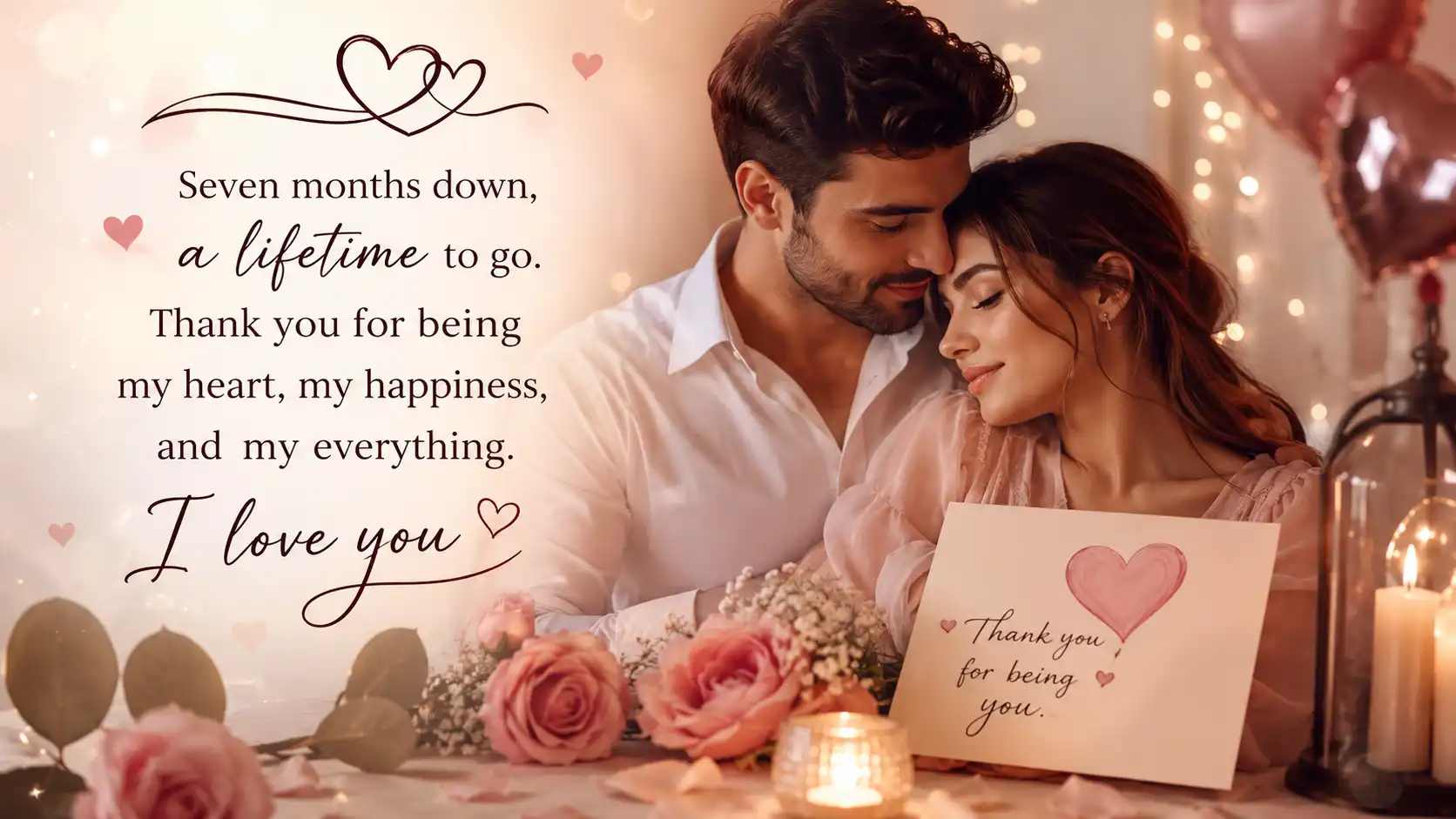 7 month anniversary short captions