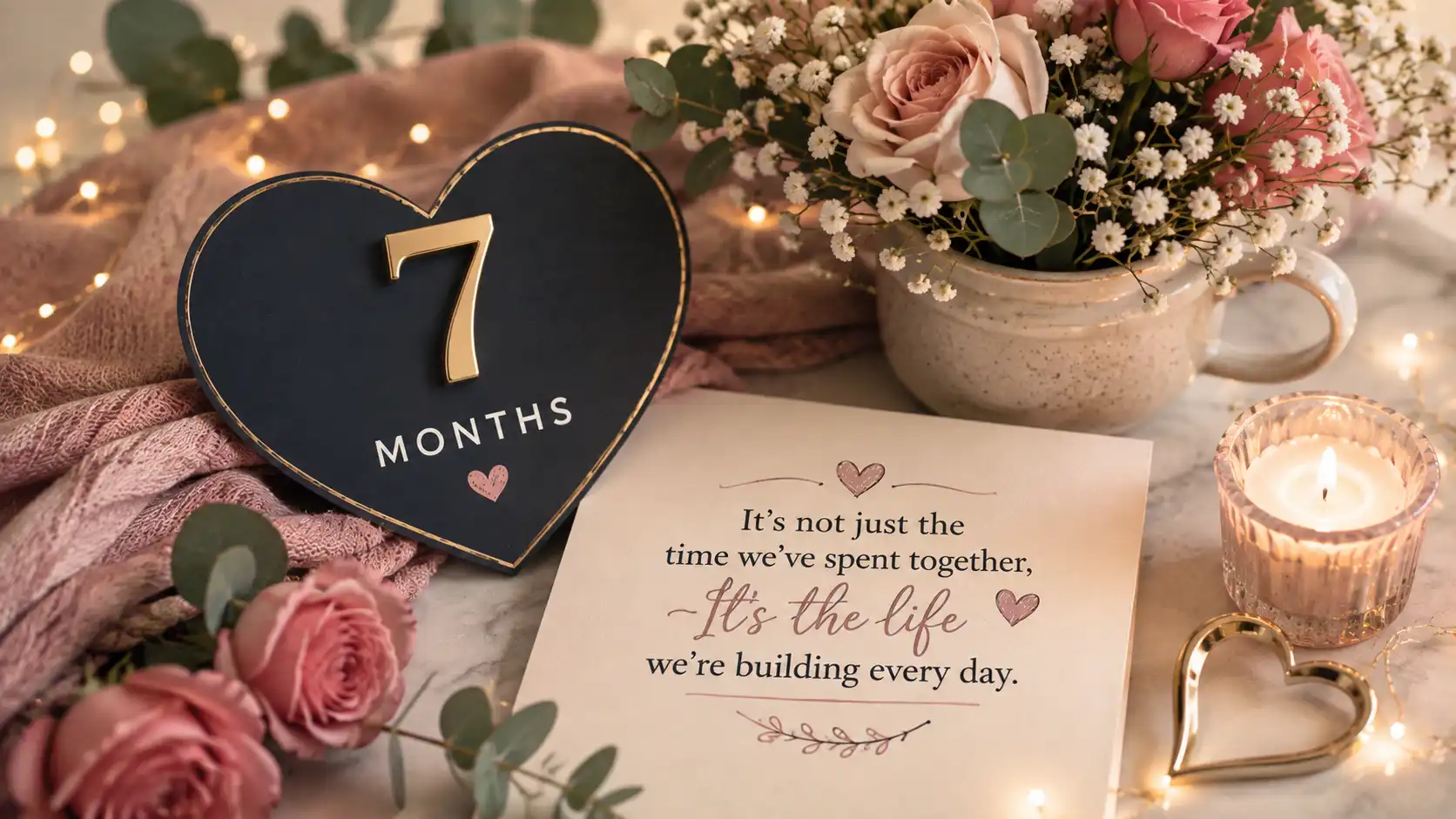 7 month anniversary text for her long distance