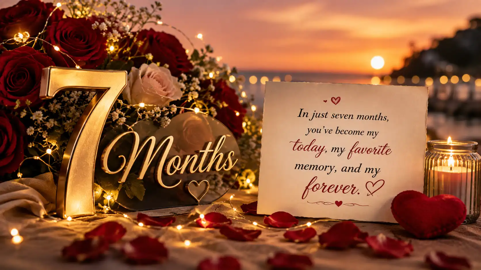 7 month anniversary text for her