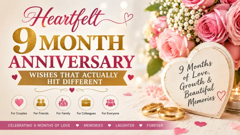9 month anniversary