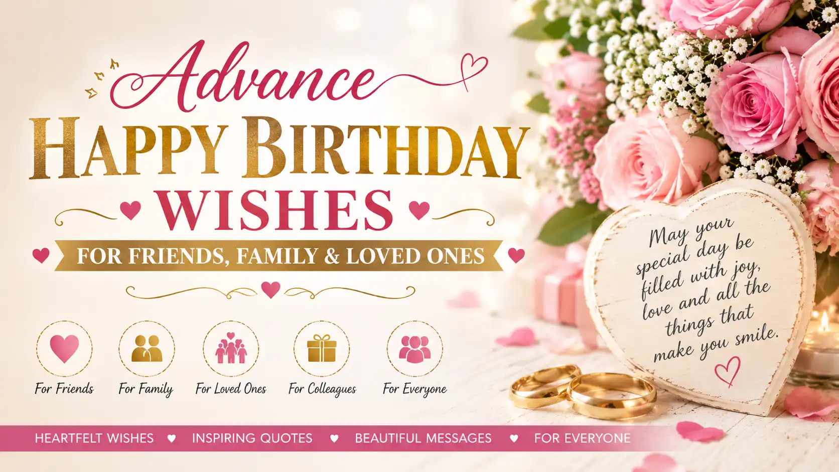 Advance Happy Birthday Wishes