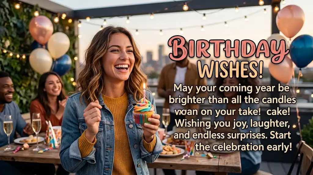 Advance birthday wishes for friend