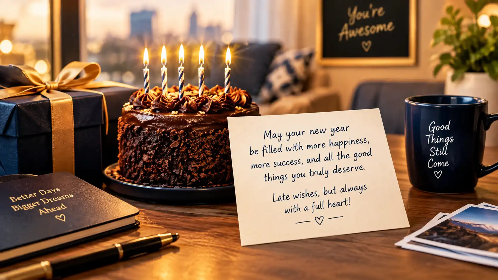 Belated birthday wishes simple