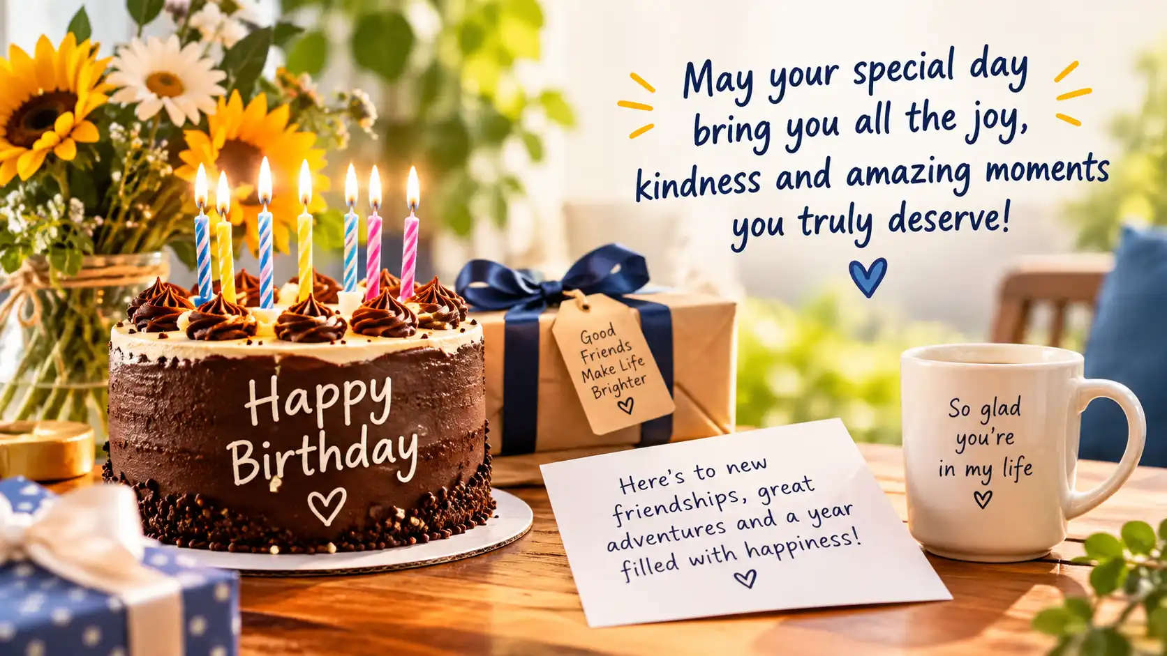 Blessing birthday wishes for friend