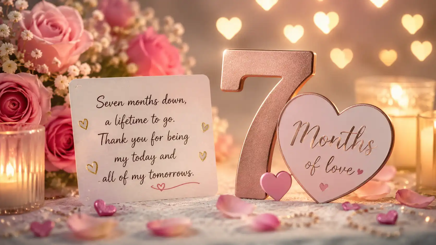 Happy 7 month anniversary text messages to my wife