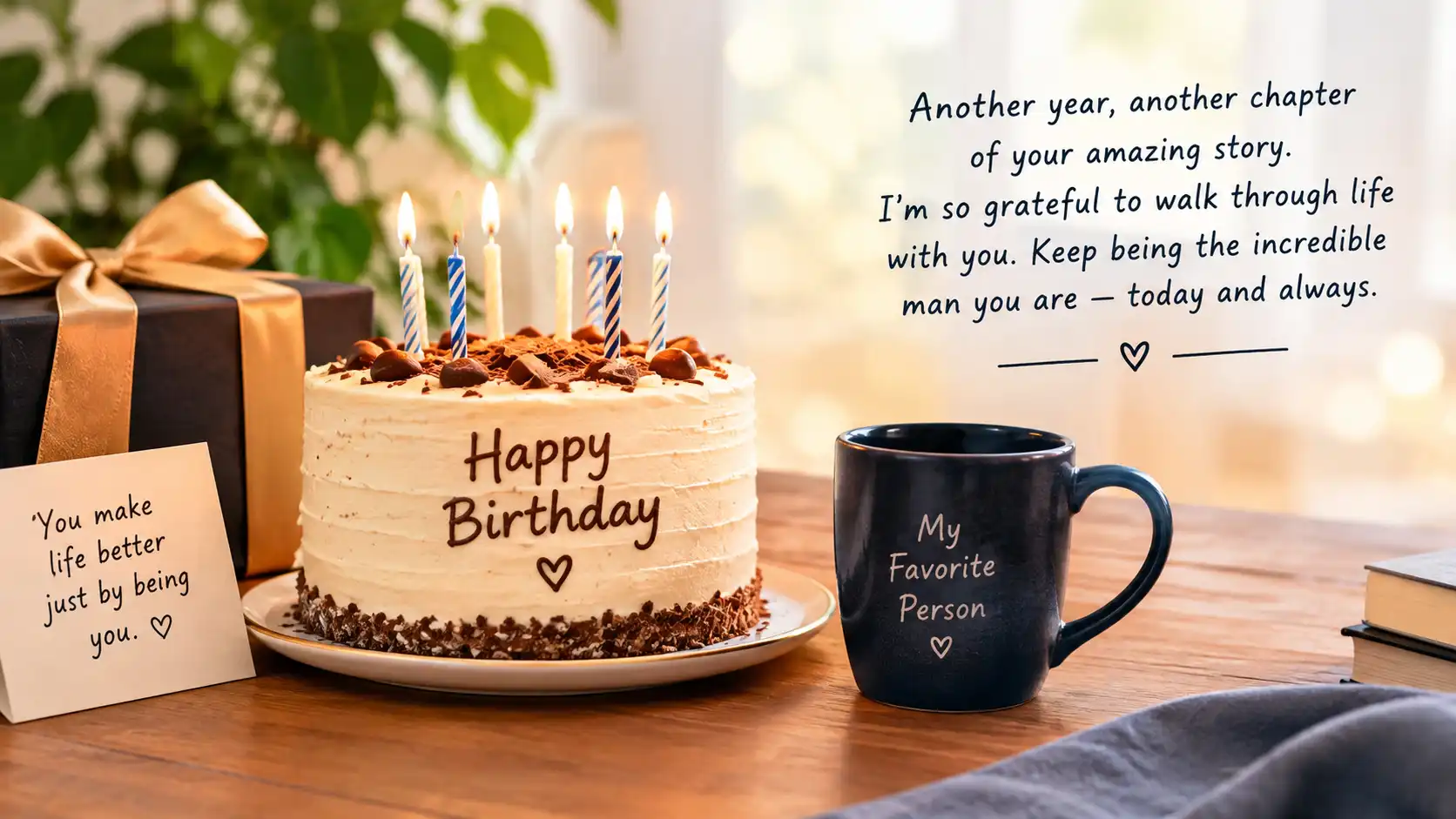 Heart touching 50th birthday wishes for husband