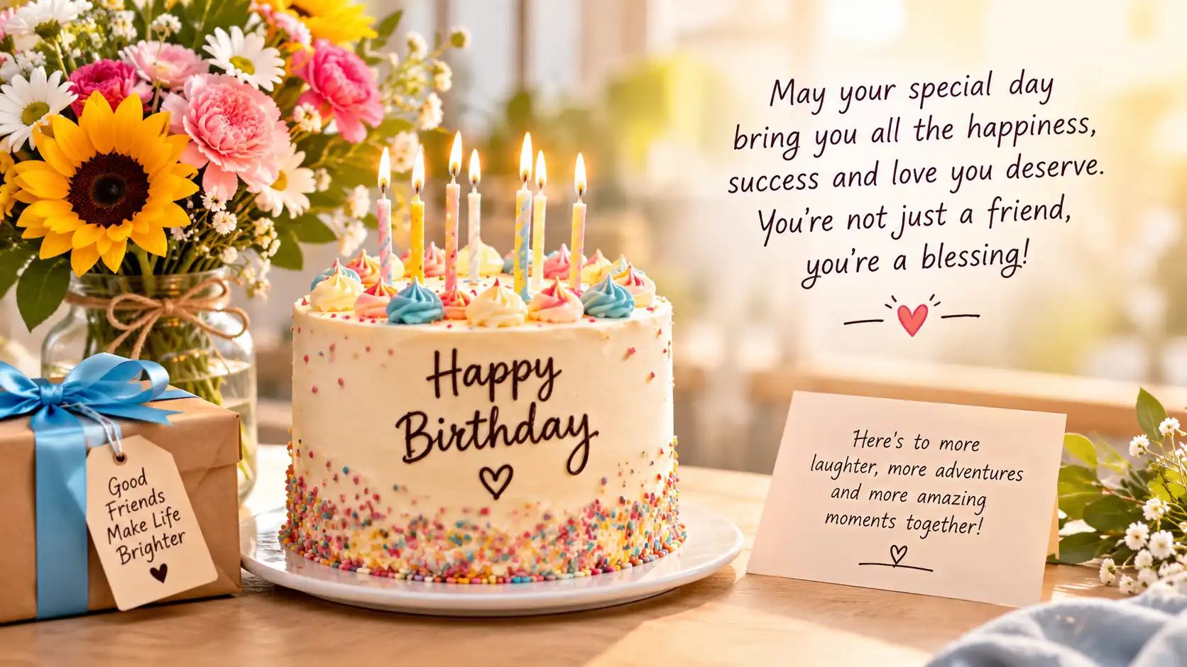 Heart touching birthday wishes for best friend boy in english