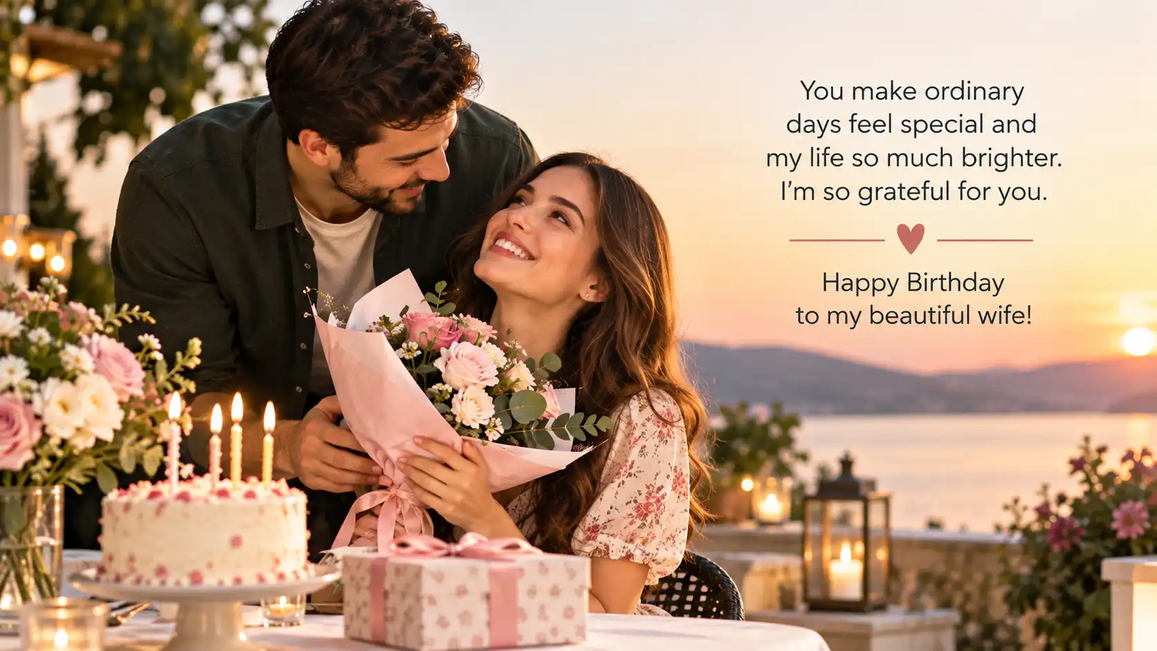 Impressive birthday wishes for wife