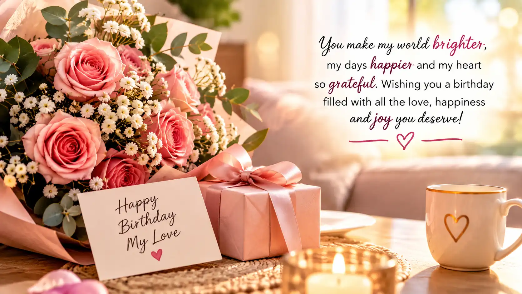 Long birthday wishes for wife
