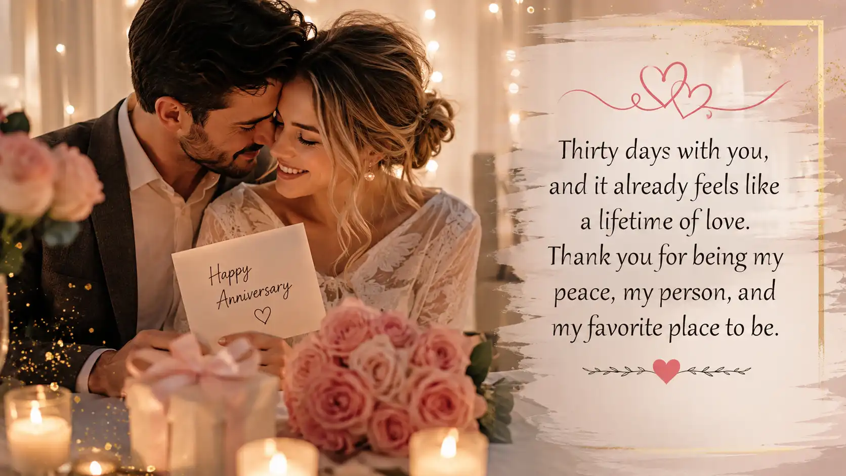 One month anniversary Quotes for Him