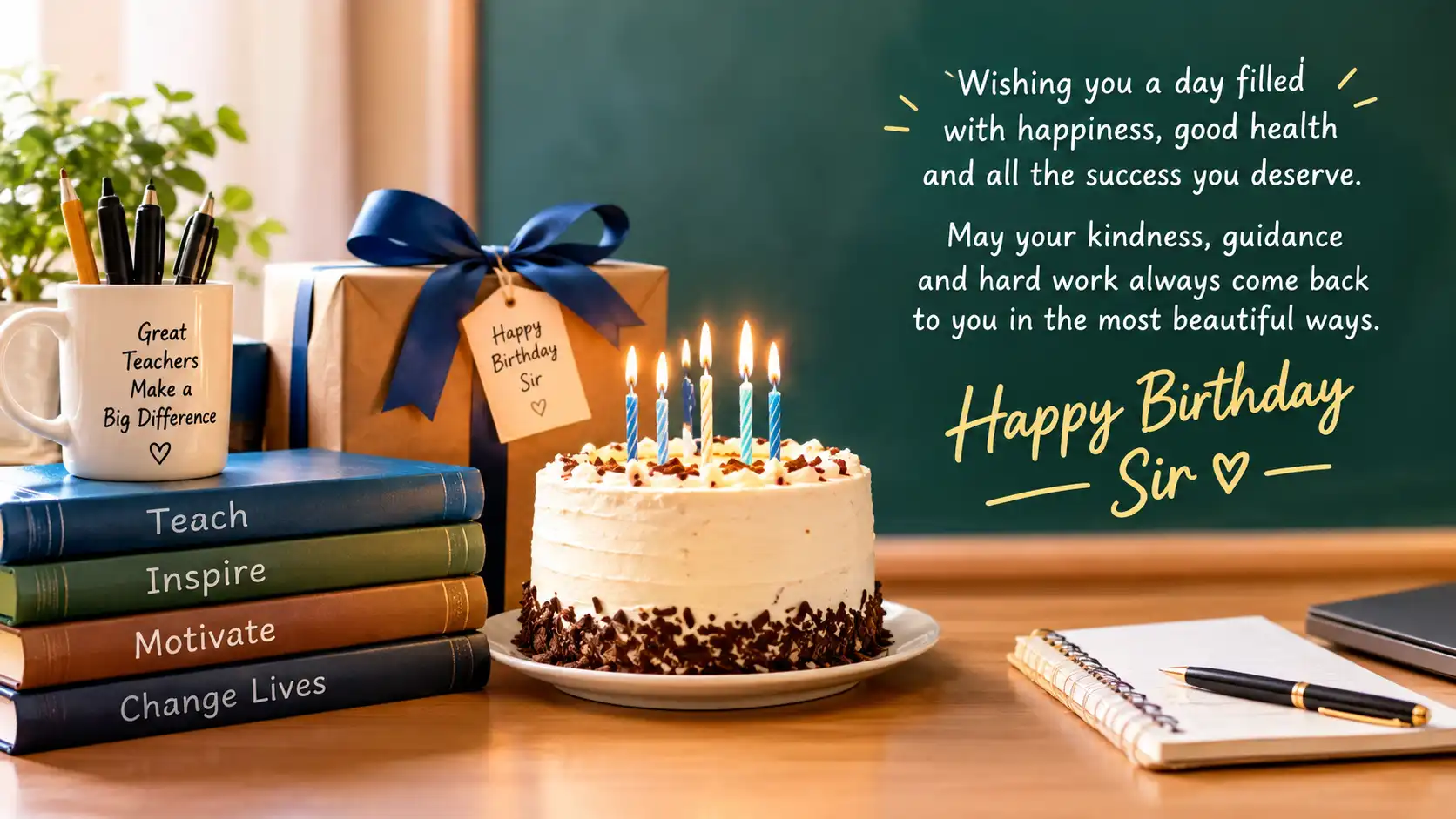 Short birthday wishes for sir from student in english