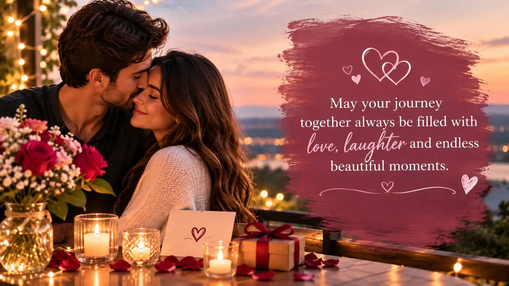 Short heart touching anniversary wishes for husband