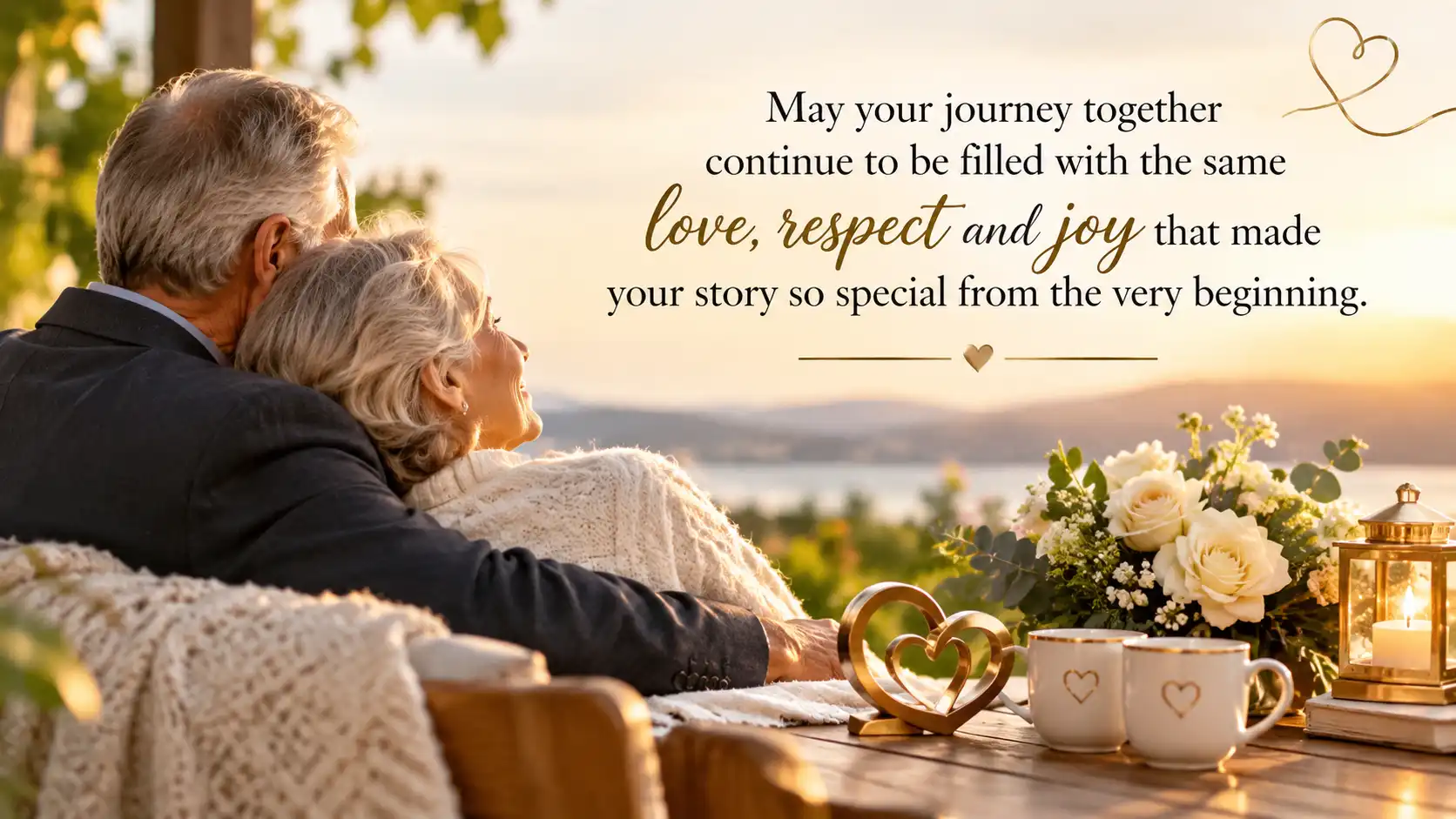 Short heart touching anniversary wishes for wife