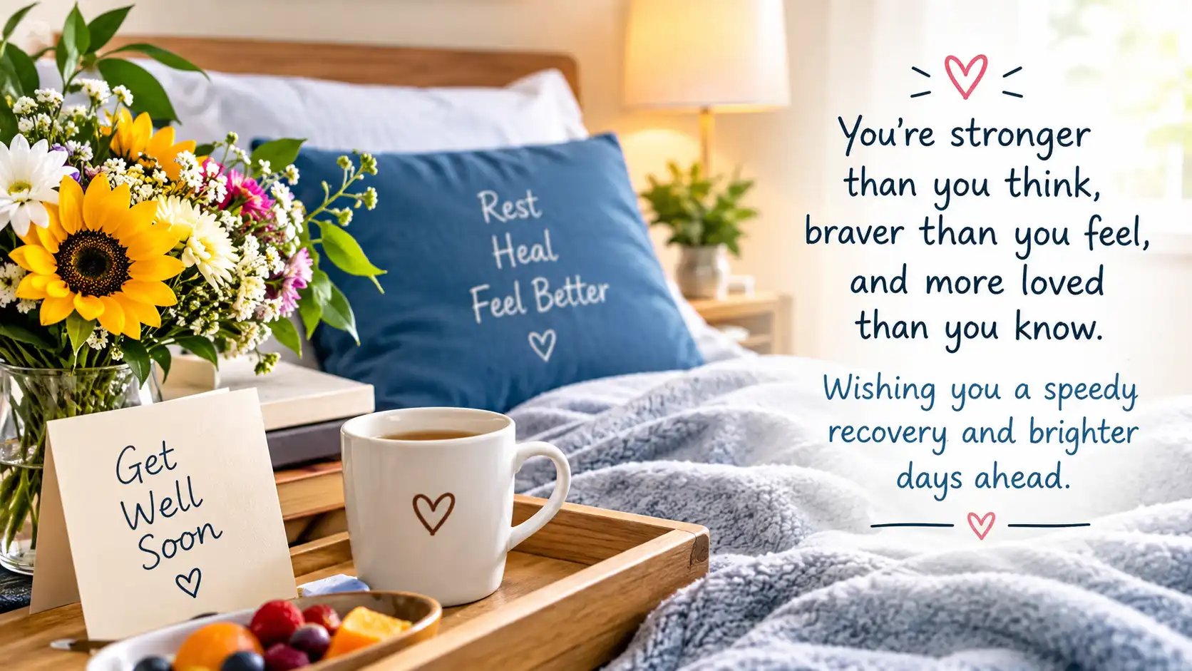 Simple get well message