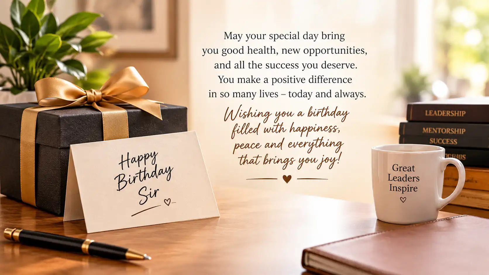 Touching birthday wishes for respected person