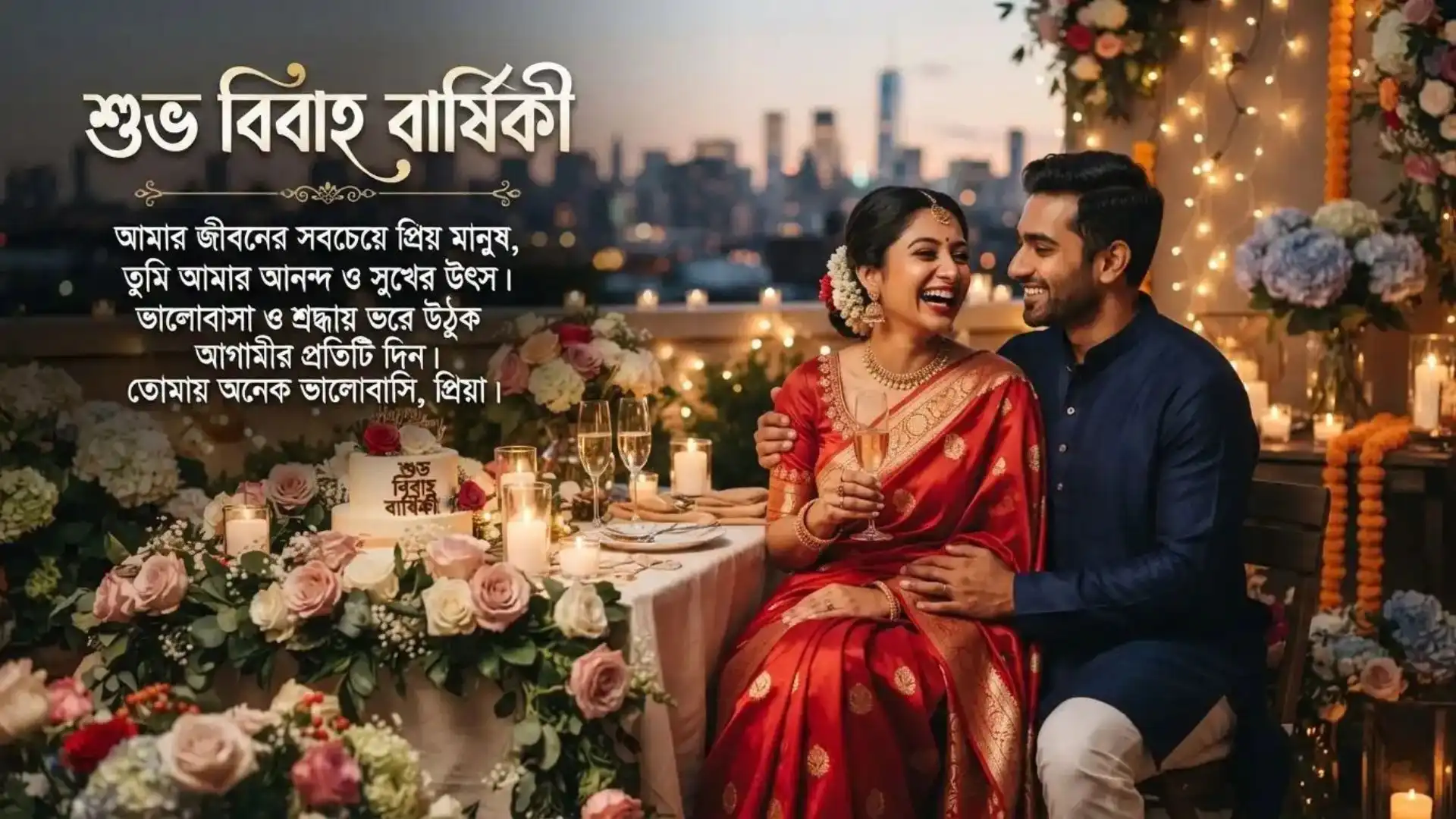 Unique anniversary wishes for wife in english