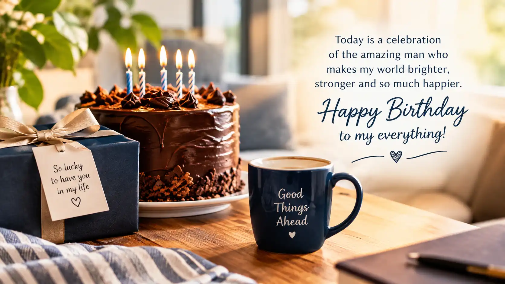 Unique birthday wishes for husband with love