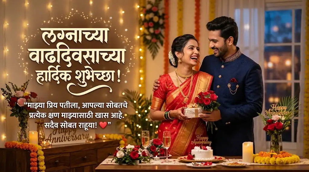Wedding anniversary wishes to husband From wife