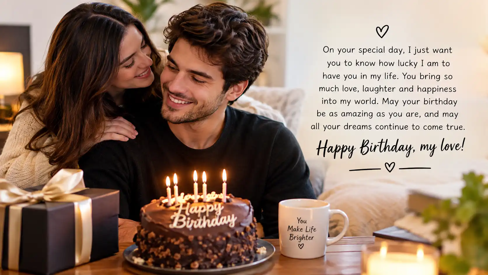 happy birthday message for him