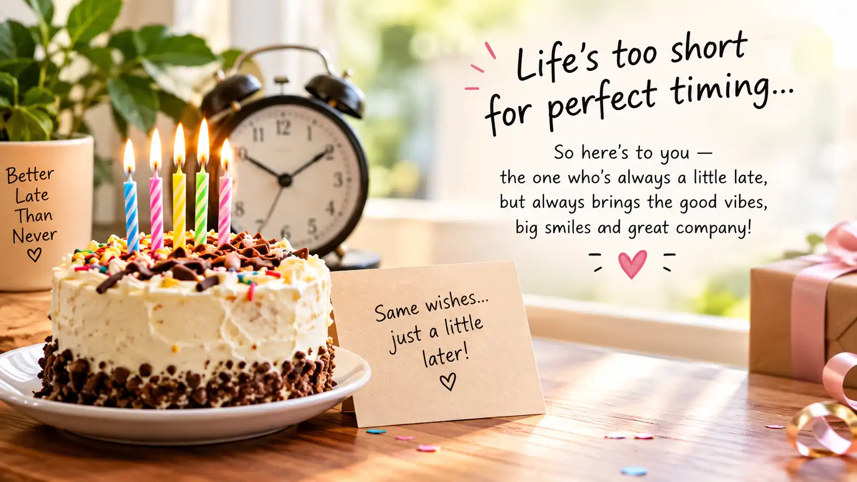 sorry for late birthday wishes