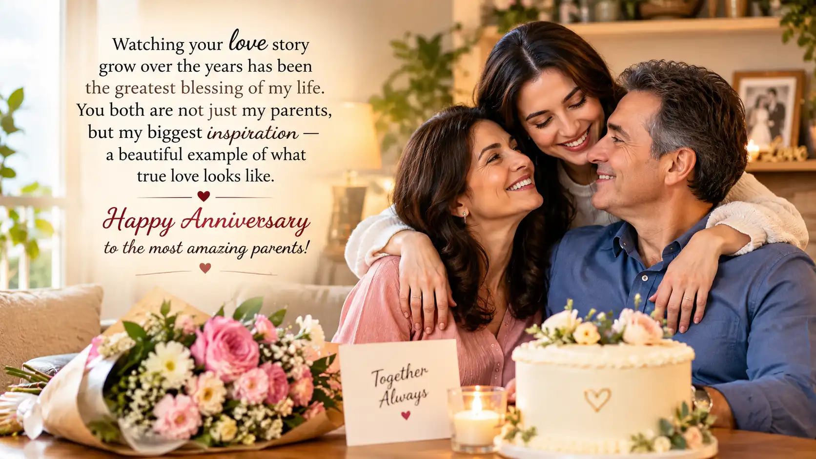 wedding anniversary wishes to parents