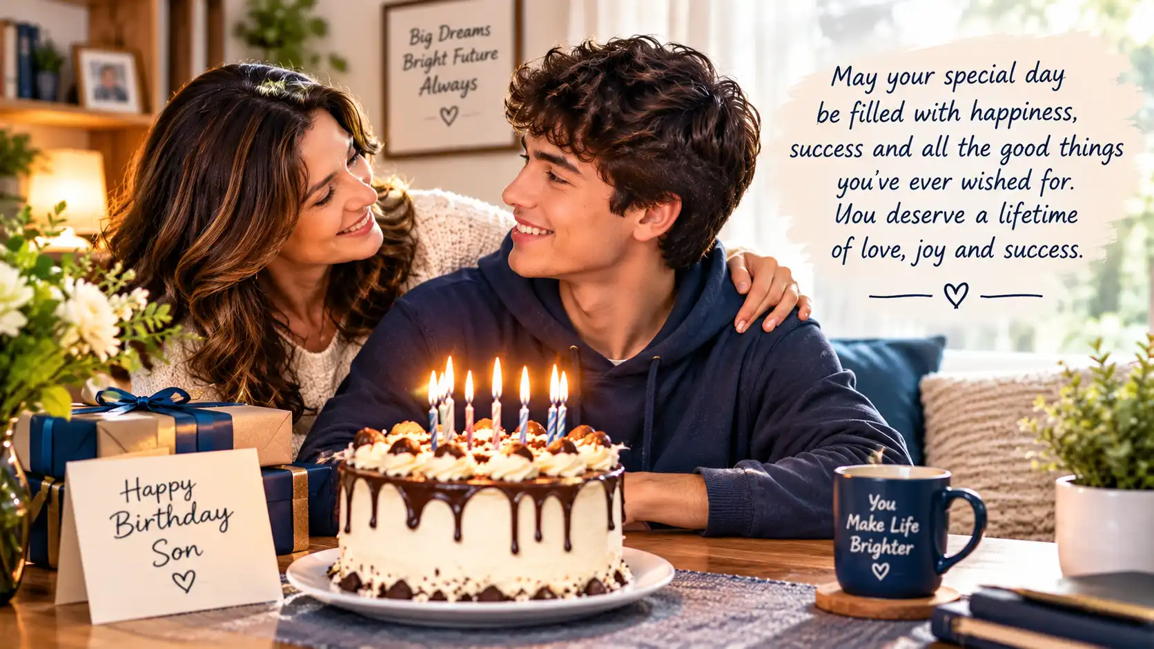 Birthday wishes for son in English
